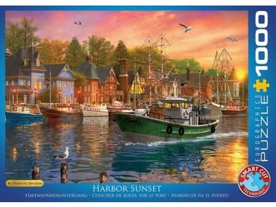 Games Puzzle Harbor Sunset 1000 pc