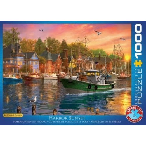 Games Puzzle Harbor Sunset 1000 pc Games Puzzle Harbor Sunset 1000 pc
