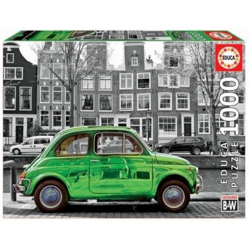Games Puzzle Green Car in Amsterdam 1000 pc
