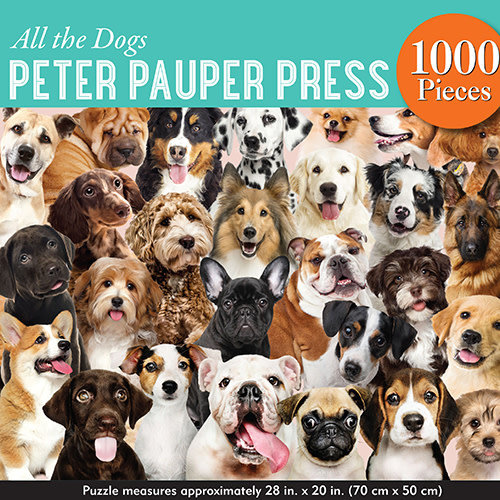 Games Puzzle - All the Dogs 1000 pc 28in x 20 in Games Puzzle - All the Dogs 1000 pc 28in x 20 in