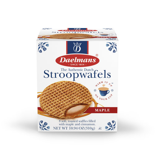 Daelmans Daelmans Jumbo Maple Stroopwafel 8 ct Daelmans Daelmans Jumbo Maple Stroopwafel 8 ct