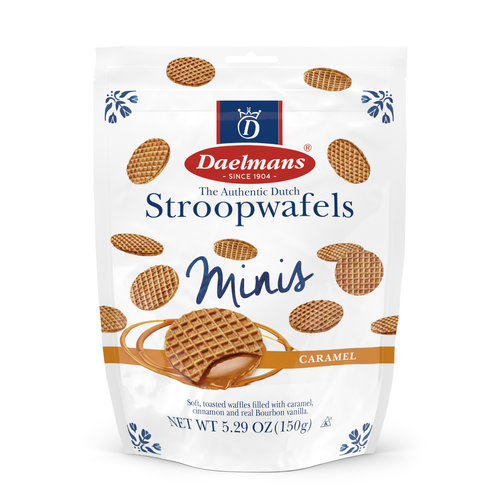 Daelmans Daelmans Caramel Mini Wafers SUB 5.29 Oz Daelmans Daelmans Caramel Mini Wafers SUB 5.29 Oz