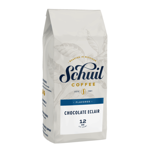 Schuil Schuil Chocolate Eclair Flavored Coffee 12oz Schuil Schuil Chocolate Eclair Flavored Coffee 12oz