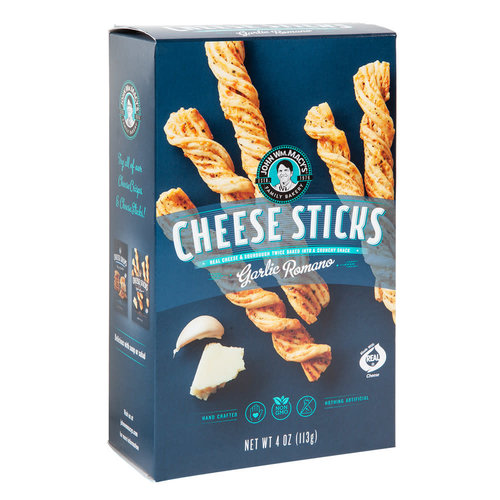 John Macys Garlic Romano Cheese Stick 4 oz John Macys Garlic Romano Cheese Stick 4 oz
