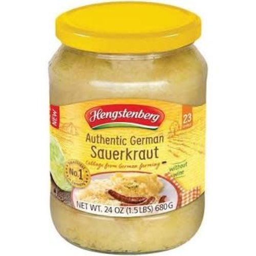 Hengstenberg Hengstenberg German Sauerkraut 24oz Jar Hengstenberg Hengstenberg German Sauerkraut 24oz Jar