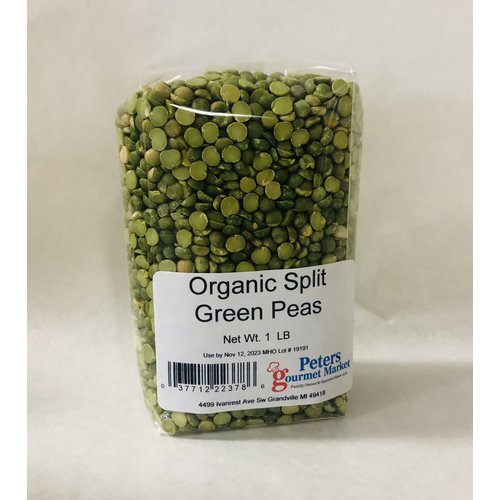 Country Life Organic Split Green Peas 16 oz