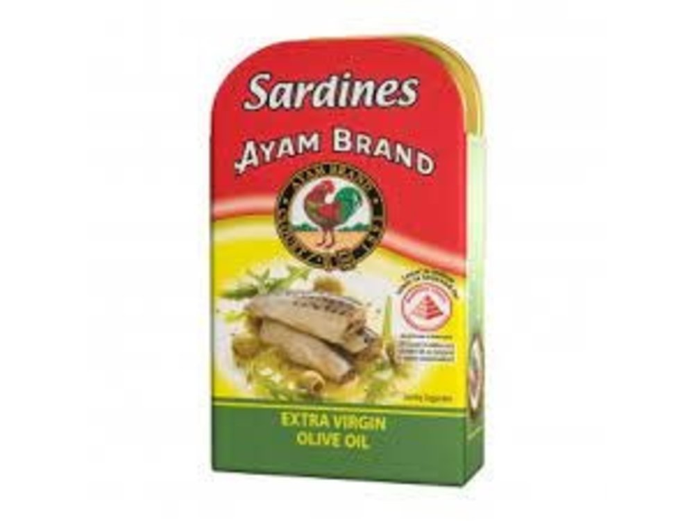 Ayam Ayam Sardines in Olive Oil 4.2 Oz