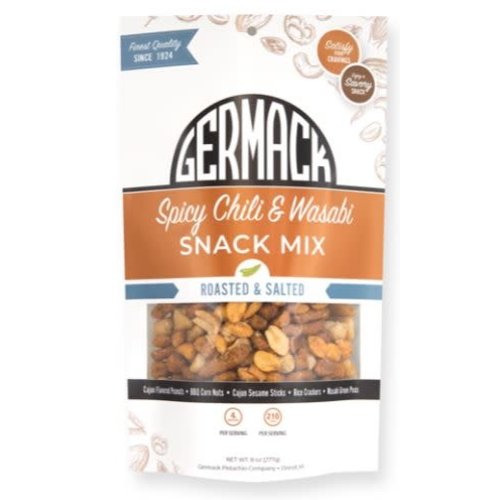 Germack Germack Spicy Chili & Wasabi Snack Mix 8 oz Germack Germack Spicy Chili & Wasabi Snack Mix 8 oz