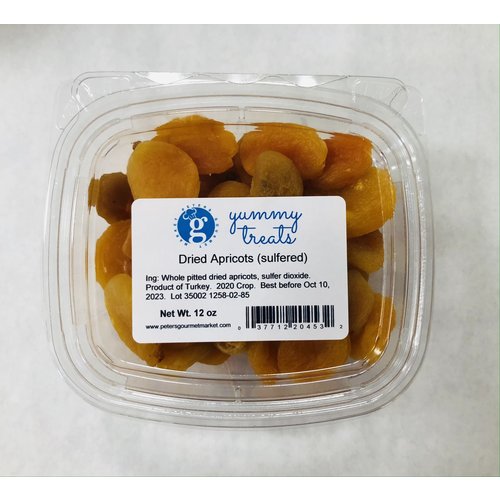 Albanese Turkish Dried Apricots 8 oz tub Albanese Turkish Dried Apricots 8 oz tub