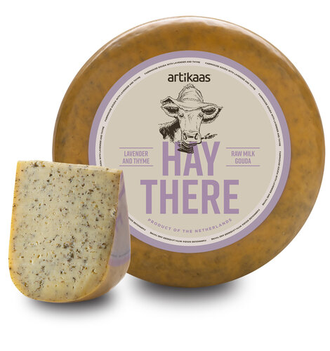 Artikaas Gouda Lavender w/thyme Cheese per lb