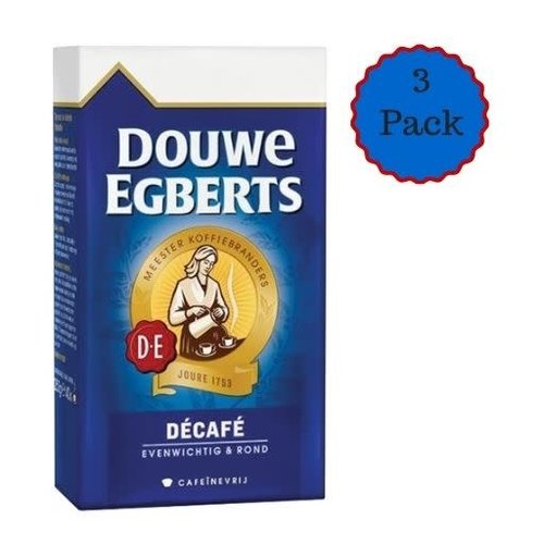 Douwe Egberts Douwe Egberts DECAF Ground Coffee 17.6 oz 3 PACK Douwe Egberts Douwe Egberts DECAF Ground Coffee 17.6 oz 3 PACK