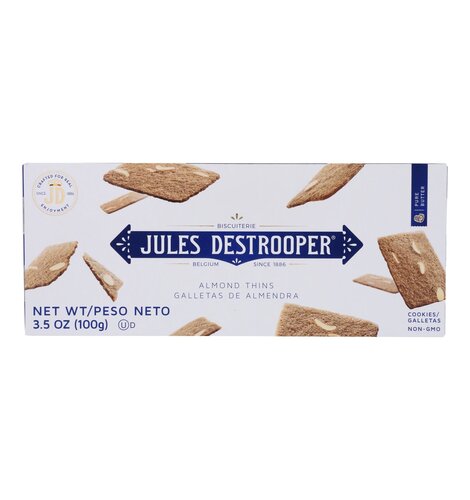 Destrooper Almond Thins 3.35 oz box  *Dated June 30