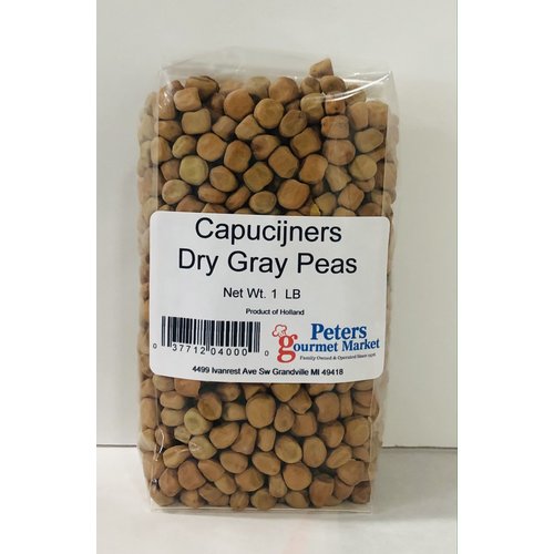 Holland Capucijners (dry gray peas) 16 oz Holland Capucijners (dry gray peas) 16 oz