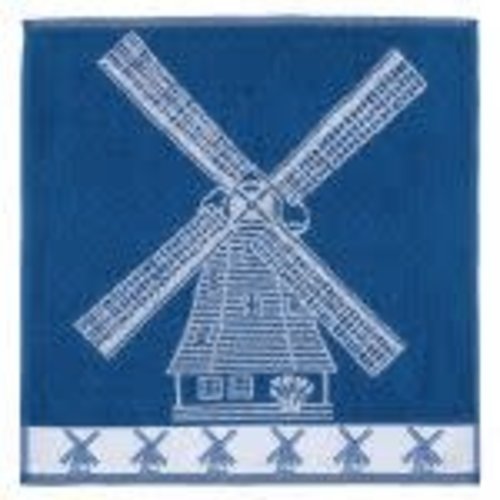 Twentse Twenste Dutch Mill Large HAND Towel blue 20 x 20 inch Twentse Twenste Dutch Mill Large HAND Towel blue 20 x 20 inch