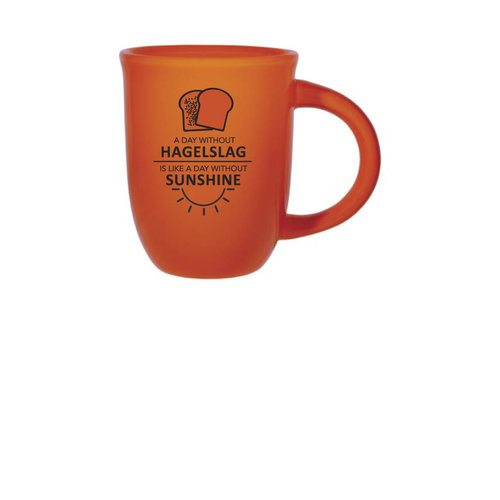 Hagelslag & Sunshine Mug 14 oz ORANGE Hagelslag & Sunshine Mug 14 oz ORANGE