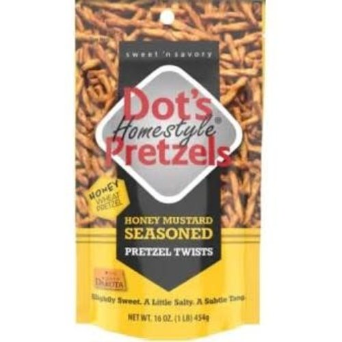 Dots Dots Honey Mustard Pretzels 1 lb bag