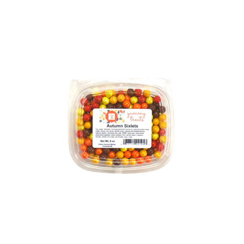 Sixlets Sixlets Fall colors 8 oz Tub Sixlets Sixlets Fall colors 8 oz Tub