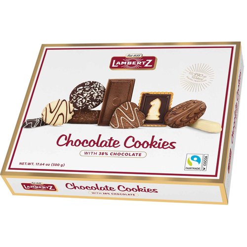Lambertz Lambertz Assorted Chocolate Cookies Box 17.64oz Lambertz Lambertz Assorted Chocolate Cookies Box 17.64oz