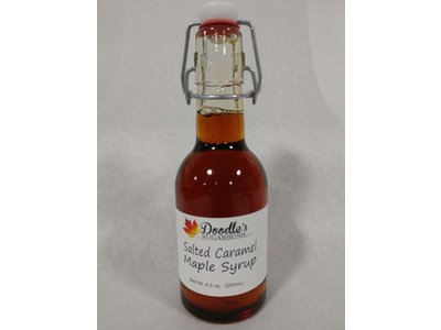 doodles Doodles Maple Salted Caramel Syrup 8.5 oz Glass Bottle