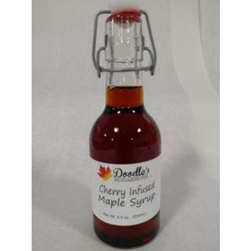 doodles Doodles Maple Cherry Syrup 8.5 oz Glass Jar doodles Doodles Maple Cherry Syrup 8.5 oz Glass Jar