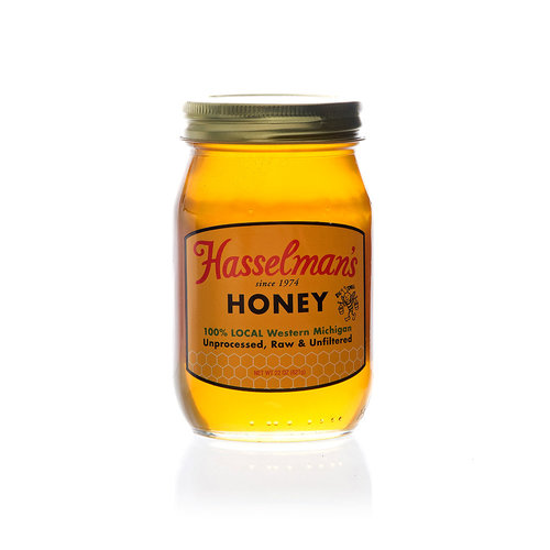 Hasselmans Hasselmans Honey Pint jar 22 oz Hasselmans Hasselmans Honey Pint jar 22 oz
