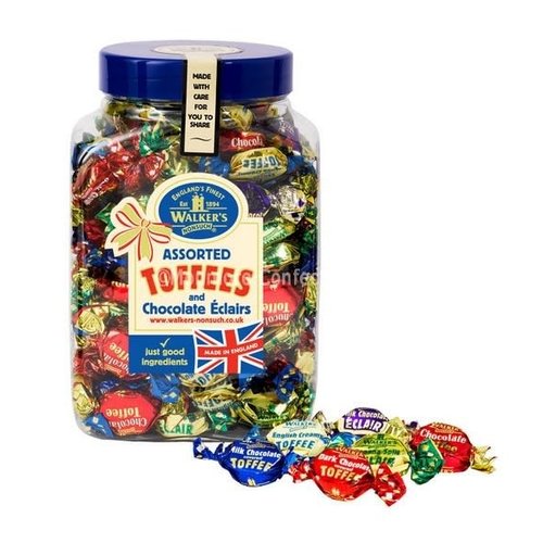 Walkers Nonsuch Walker Assorted English Toffees 16 oz jar Walkers Nonsuch Walker Assorted English Toffees 16 oz jar