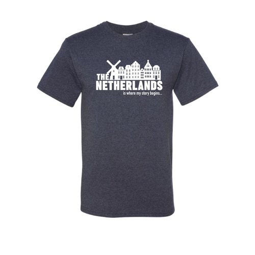 Peters Netherlands My Story Navy Adult LG T-shirt Peters Netherlands My Story Navy Adult LG T-shirt