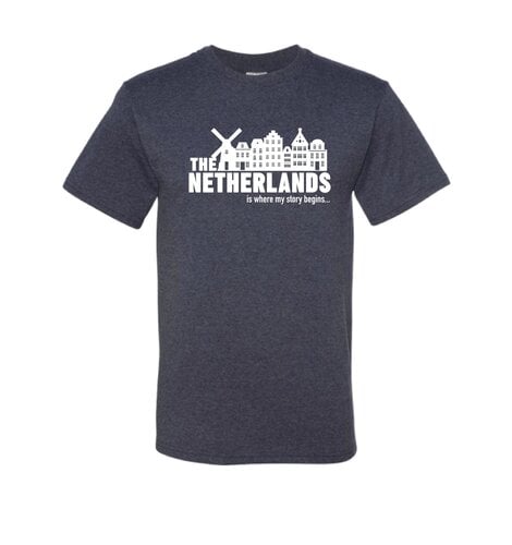 Netherlands My Story Navy Adult XXL Tshirt