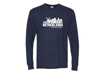 Peters Netherlands My Story Navy Adult MED Long Sleeve-shirt