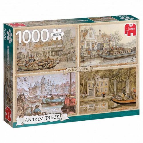 Games Puzzle Anton Pieck Canal Boats 1000 pcs Games Puzzle Anton Pieck Canal Boats 1000 pcs