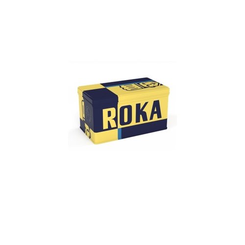 Roka Roka Tin with 2 x70 gram Cheese Crispies Roka Roka Tin with 2 x70 gram Cheese Crispies