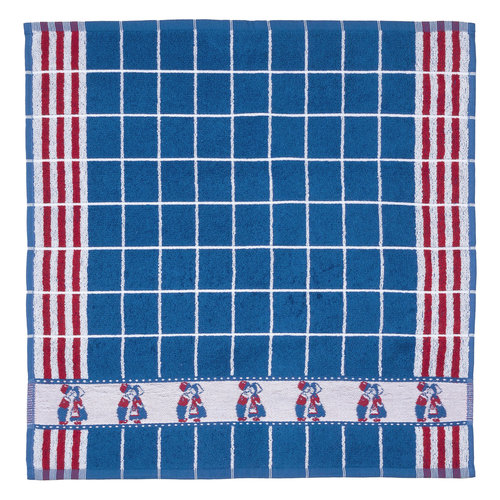 Twentse Twentse Kissing Couple Blue/Red HAND 20 x 20 inch Twentse Twentse Kissing Couple Blue/Red HAND 20 x 20 inch