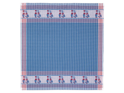 Twentse Twentse Kissing Couple Blue/Red TEA Towel 24x25  inch