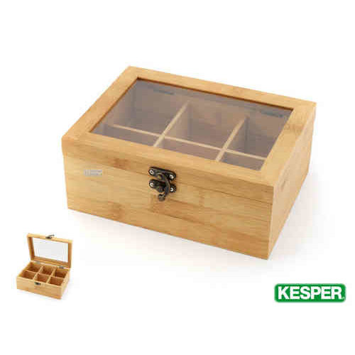 Pickwick Pickwick Bamboo Tea Organizer Box Pickwick Pickwick Bamboo Tea Organizer Box