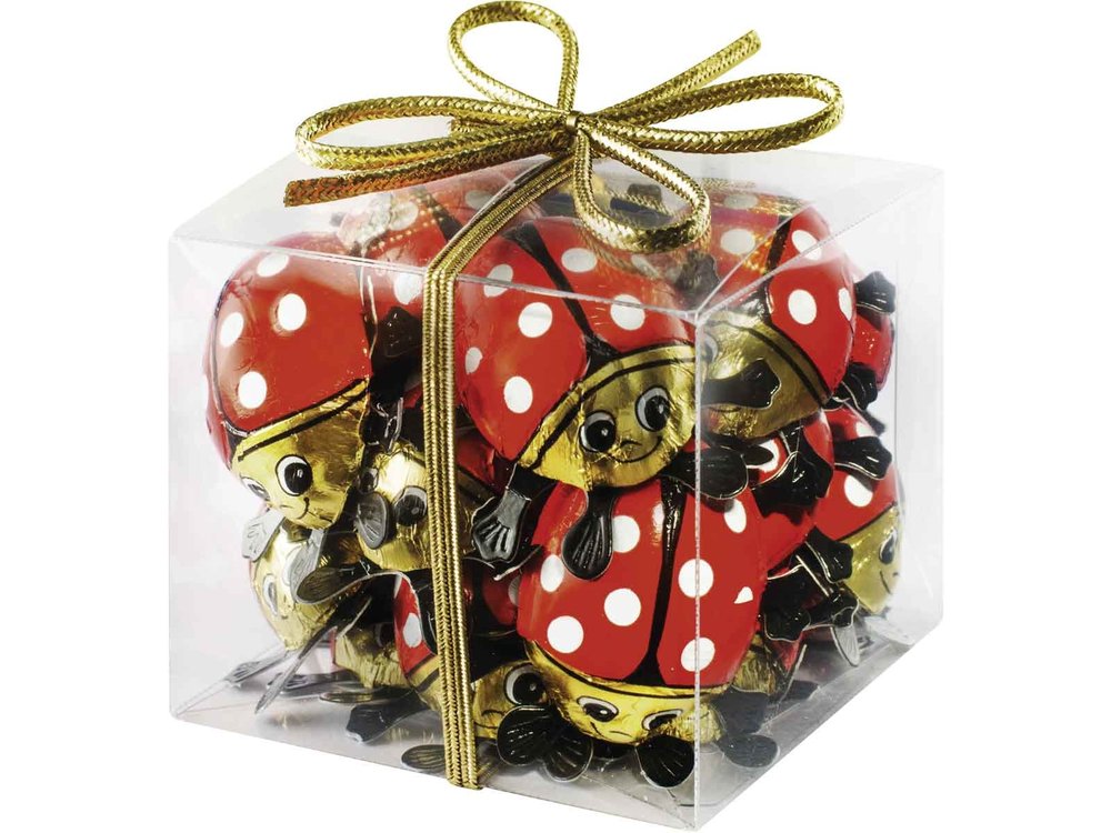 Riegelein Riegelein Chocolate Lady Bug 3.5oz Cube