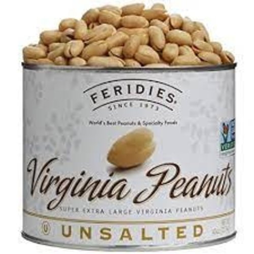 Feridies Feridies Large UNSALTED Virginia Peanuts 9 oz Can Feridies Feridies Large UNSALTED Virginia Peanuts 9 oz Can