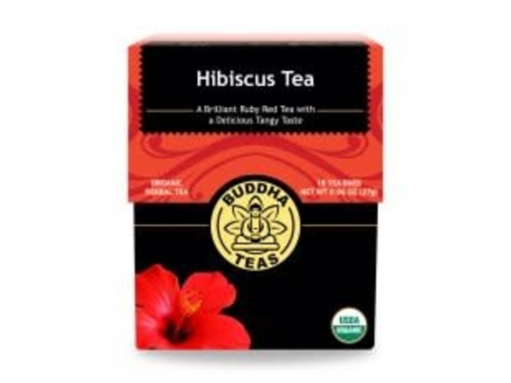 Buddha Organic Hibiscus Tea 18 Ct Box