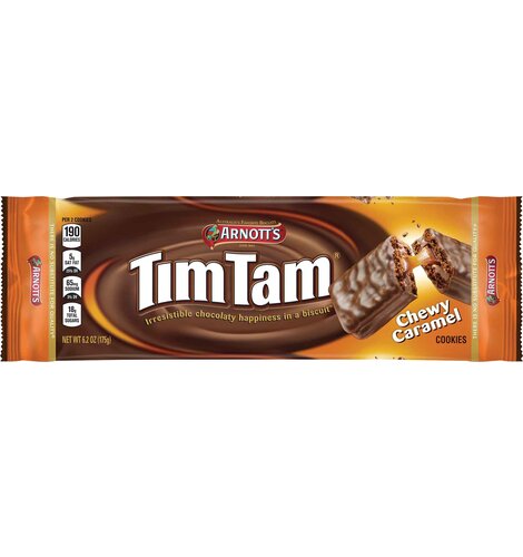Arnott's Tim Tam Chewy Caramel Cookie Pack 6 oz