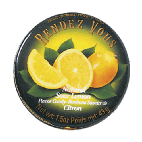 Rendez Vous Rendez Vous Lemon Candy 1.5oz Tin 12/cs Rendez Vous Rendez Vous Lemon Candy 1.5oz Tin 12/cs