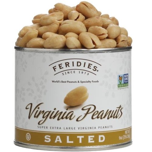 Feridies Feridies Super Large Salted Virginia Peanuts 9 oz Can Feridies Feridies Super Large Salted Virginia Peanuts 9 oz Can