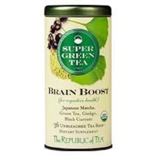 Republic Of Tea Republic Brain Boost Super Green Tea 36Ct Republic Of Tea Republic Brain Boost Super Green Tea 36Ct