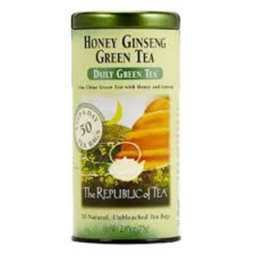 Republic Of Tea Republic Honey Ginseng Green Tea 50 Ct Republic Of Tea Republic Honey Ginseng Green Tea 50 Ct