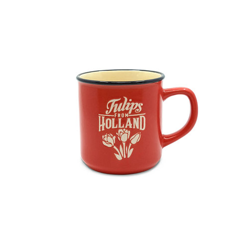 Holland Camp Mug Small Holland Tulips Red 8 oz Holland Camp Mug Small Holland Tulips Red 8 oz