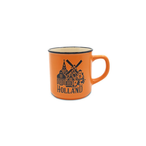 Holland Camp Mug Small Holland Orange 8 oz Holland Camp Mug Small Holland Orange 8 oz