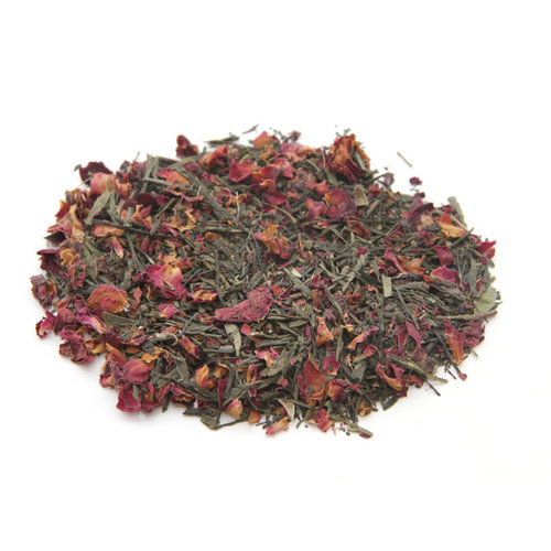 Roses Plenty - Rose Petals & China Green Organic 2 oz Bag Roses Plenty - Rose Petals & China Green Organic 2 oz Bag