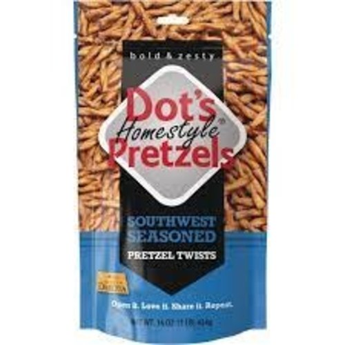 Dots Dots Southwest Seasoned Pretzels 1 lb bag Dots Dots Southwest Seasoned Pretzels 1 lb bag