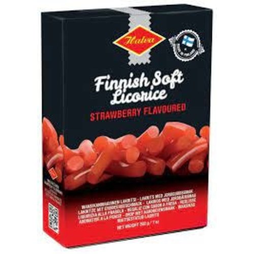 Halva Halva Finnish Strawberry Licorice 7 oz Box
