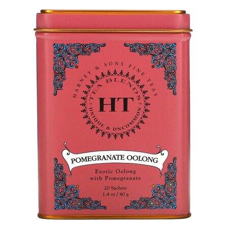 Harney & Sons Pomegranate Oolong Tea 20 Ct Tin