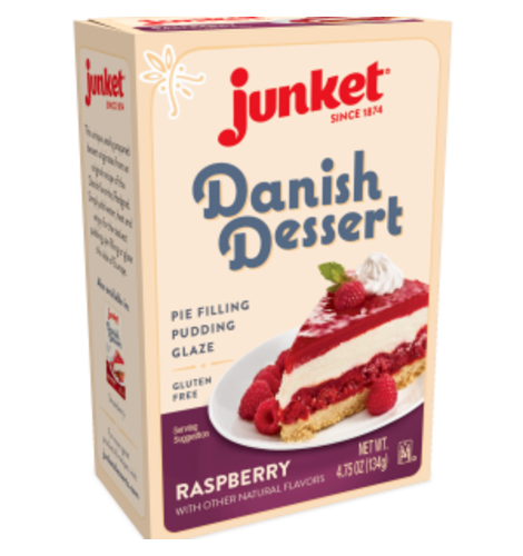 Junket Danish Dessert Mix Raspberry 4.75 oz
