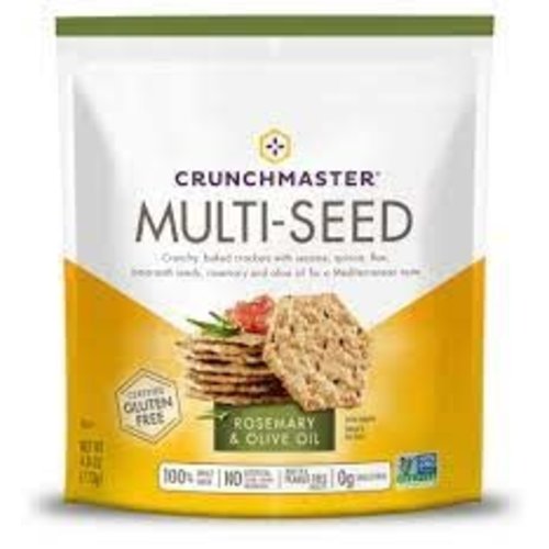 Crunchmaster GF Multiseed Rosemary & Olive Oil 4 oz Crunchmaster GF Multiseed Rosemary & Olive Oil 4 oz